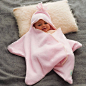 Star Fleece Baby Wrap