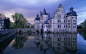 General 1920x1200 castle Dortmund reflection Castle Bodelschwing Germany water building trees architecture