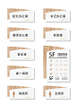 导视门牌标识模板