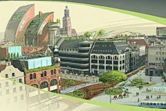 波兰插画家描绘2040年的弗罗茨瓦夫市 - 灵感日报