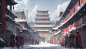 00254-1208208879-Chinese ancient city Chang 'an, super wide Angle, vision, realism, beautiful, army attack Chang 'an city, the army people wear a