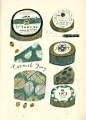 Food illustrations. on Behance