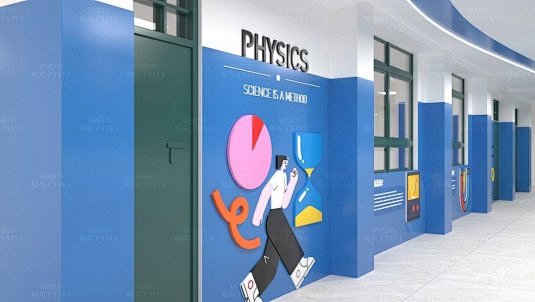 小学校园文化长廊文化墙设计