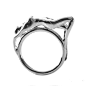 埃尔斯屈弗利耶3D打印的戒指“女人”，通过i.materialise  - 睡眠定制使得从图像珠宝使用三维打印技术http://www.morphe.us.com/