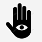 哈姆萨能看见的眼睛手势图标 设计图片 免费下载 页面网页 平面电商 创意素材