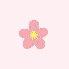 情人节极简油画花花情侣头像