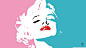 General 2560x1440 Marilyn Monroe celebrity pink blue colorful artwork Queen 