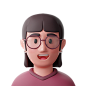 元宇宙创意3D卡通头像 PNG免抠图 11