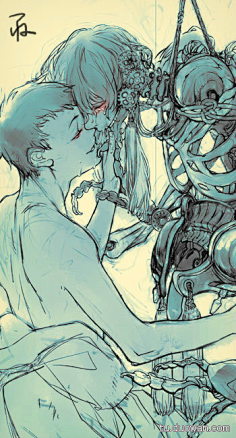 comp站【侵删】二次元,插画,素材,手绘,动漫,病娇,黑化,猎奇,精神污染