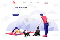 家畜,概念,可爱的,动物主题,传单,雄性动物,狗,动物,虚拟角色