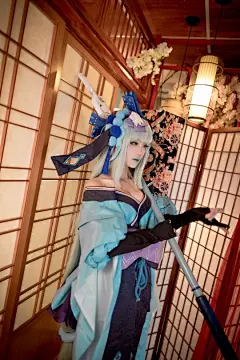 ✔《阴阳师手游》青行灯 cosplay 动漫真人秀 coser 动漫人物游戏角色扮演