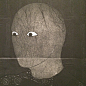Detail of Cuban painting titled Niloro (llanto) by Belkis Ayon