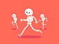 Skeletons dribbble