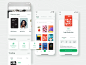 Booklynetguru贸易共享图书馆绿色应用程序书虫书app app ui