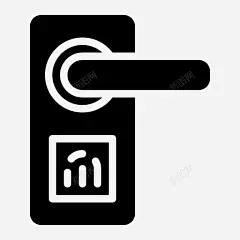 门把手指纹安全 UI图标 设计图片 免费下载 页面网页 平面电商 创意素材