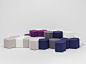 BAZALTO Upholstered pouf by MDD design Andreas Krob : Download the catalogue and request prices of Bazalto | upholstered pouf by Mdd, contemporary style upholstered imitation leather pouf with fire retardant padding design Andreas Krob, Bazalto collection