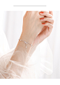 珍珠手链ins小众设计手链女纯银学生手链女韩版简约个性-淘宝网