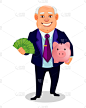 男商人,快乐,动画片,大块头,银行业,商务,商务人士,人,专业人员,经理