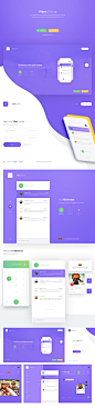 Viber Online : This is unofficial website concept for the web based messenger client. Using Viber messenger app as an example to showcase the online messaging done right!