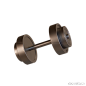 健身房健身哑铃运动健康3D图标 gym fitness dumbbells sport health icon