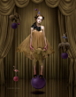 又是一套摄影加后期制作插画形式作品 ：Natalie Shau​ 奢华艺术作品欣赏