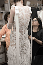 Naeem Khan Bridal Fall 2018 backstage ​