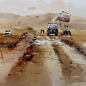 Acuarela premiada ayer en el Certamen de Pintura de Lebrija (Sevilla)<br/>"Recogida del algodón" 81x116cm<br/>#watercolor #acuarela #aquarelle #art #artwork #painting #pleinair #watercolorgallery #watercolorpainting #instaart #algodo