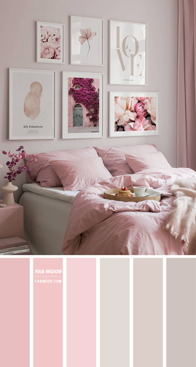 20 种最佳卧室颜色组合创意：棕色、木炭...