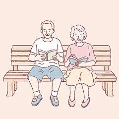 简笔画卡通人物插画