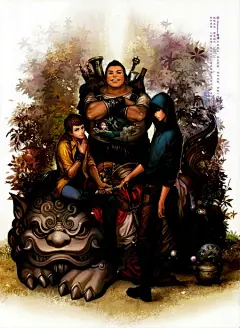 #盗墓笔记#铁三角##壁纸# #背景图##插画#