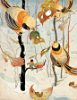 香港插画家倪传婧(Victo Ngai)的 绘画作品 ​#插画狂想# ​​​​
