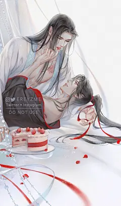 ✔《魔道祖师》忘羡 ereyzme/Ereyz作品 耽美小说同人插画 古风耽美BL 古风纯爱插画