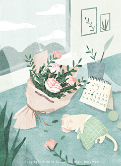 霊犀丶采集到植物插画