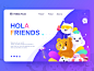 Images wechat applet wechat web banana cola jellyfish bear cat logo clean blue image ui design illustration