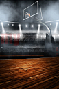 Digital Sports Background - Basketball Stadium: 