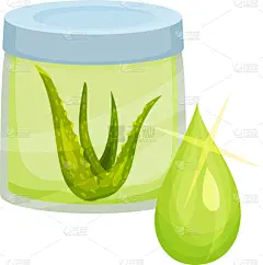 小的,广口瓶,绿色,芦荟汁,健康保健,清新,环境,维生素,果汁,芦荟