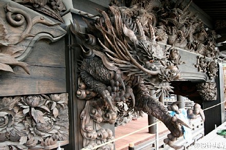 【日本兵库县念佛宗无量寿寺的木雕工艺设计...