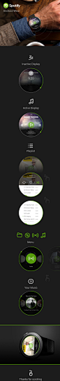 Spotify - Android Wear App on Behance