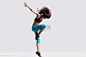 舞蹈,运动竞赛,女孩,半空中,健康正版图片素材