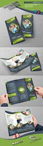 Fitness Salon Business Tri-Fold - GraphicRiver Item for Sale