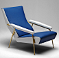 Armchair designed by Gio Ponti in 1953. Courtesy of Molteni&C.