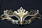 Metal Black Gold Masquerade Mask with Rhinestones -  Venetian Masks Laser Cut Metal Masquerade Ball Masks on Etsy, $34.95