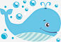 世界海洋日喷水的鲸鱼高清素材 水泡 免费下载 页面网页 平面电商 创意素材 png素材