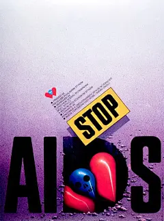 反艾滋病公益海报( 25 years of AIDS awareness)