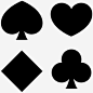 扑克牌纸牌纸牌套装图标_88ICON https://88icon.com 扑克牌 纸牌 纸牌套装 黑桃钻石心棒