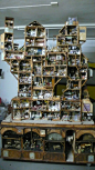 epic! > not just a dollhouse, a doll city.  This is for the 1/12 scale dolls, not my BJD size, but v. cool idea.