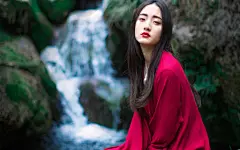 清纯古装美女户外高清桌面壁纸