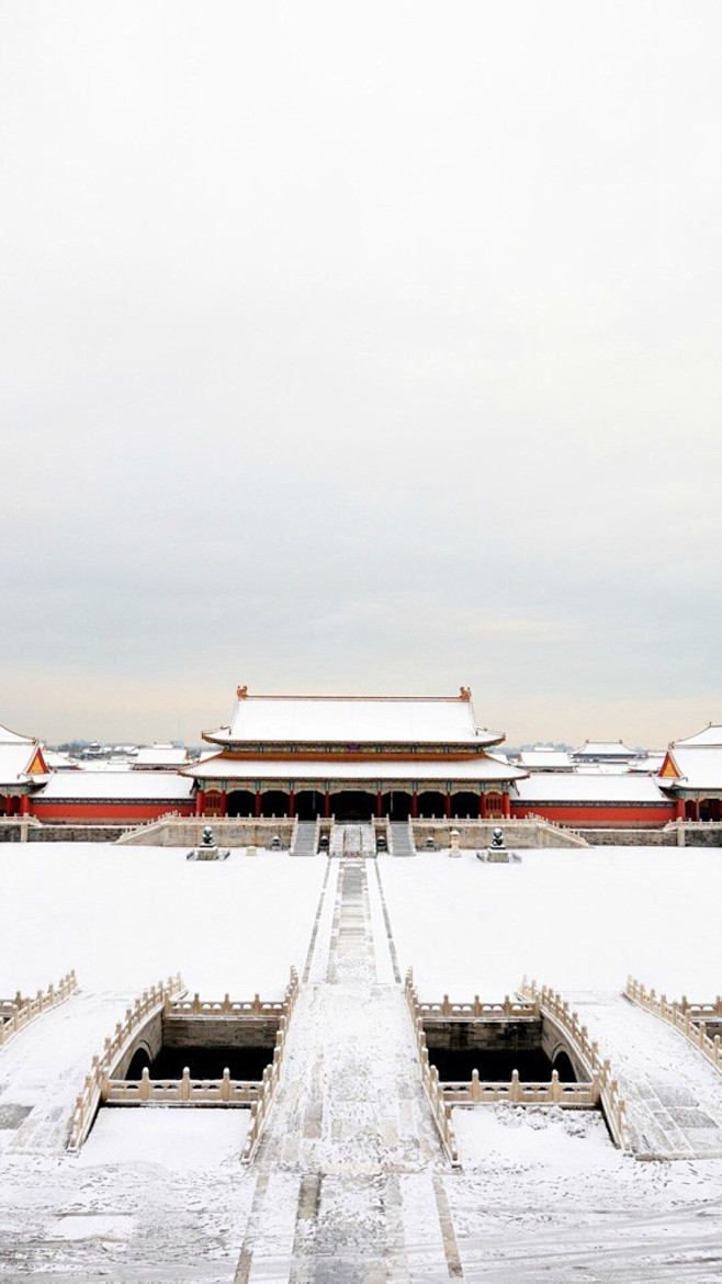 故宫雪景，美得这么安静！