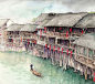 风景插画