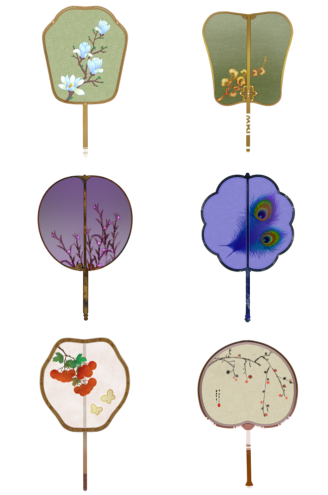古风扇子团扇合集